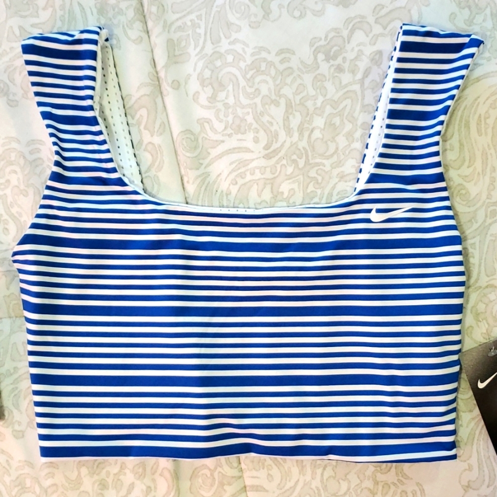 Nike Battle Blue & White Reversible Midkini NWT 0052